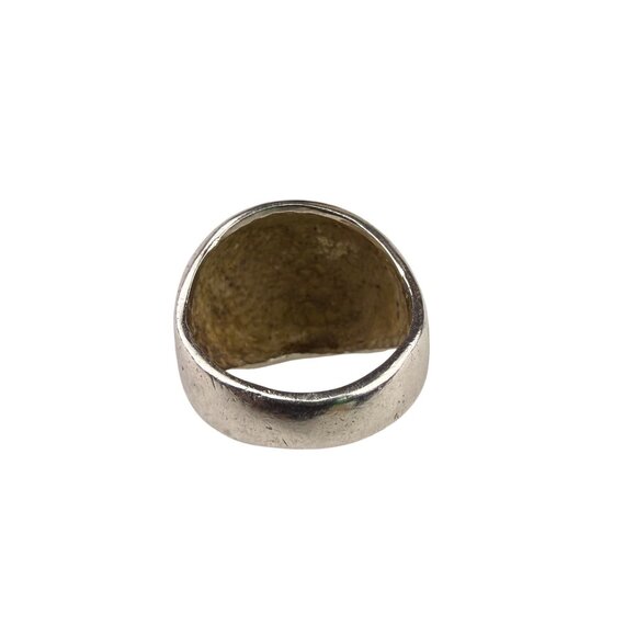 Sterling Silver Womens Dome Ring Polished Finish Size 6 Unique Modern Design 925 - Picture 3 of 6